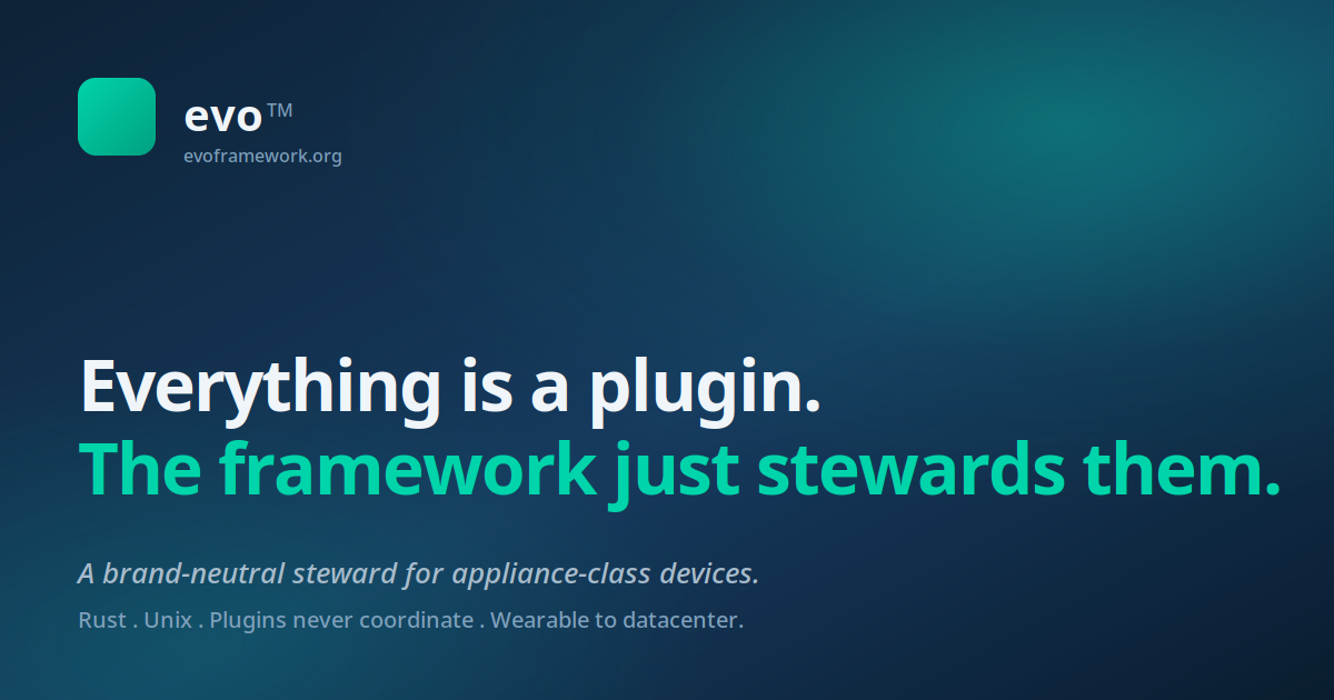 Build - evo framework